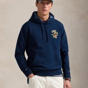 Polo Ralph Lauren Tropical Graphic Embroidered Loopback Hoodie